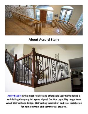 Wood Stair Railings in Laguna Niguel, CA : 949-280-7949