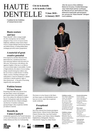 Press Release Haute Dentelle Exhibition Museum Of Lace And Fashion, Calais