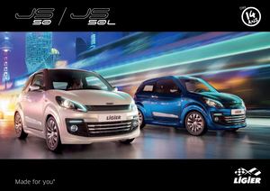 Brochure Ligier JS50