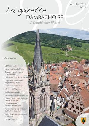 Gazette Dambach-La-Ville 2016