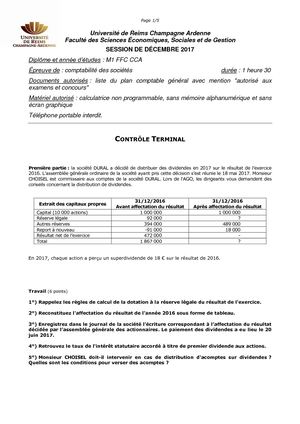 Contrôle Décembre 2017