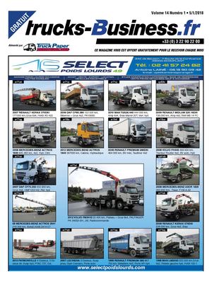 TRUCKS BUSINESS VOLUME 14 NUMÉRO 01 • 05/01/2018