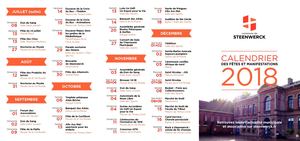 Calendrier des fêtes et manifestations Steenwerck 2018