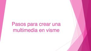 Pasos para crear visme
