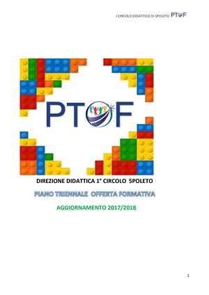 Ptof 2017 2018 Libro