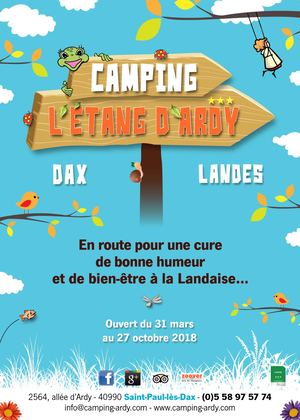 Brochure 2018 du camping*** l'étang d'Ardy - Landes