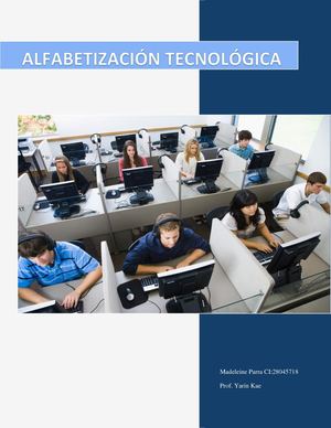Alfabetización Tecnológica