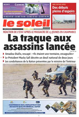 EDITION DU 8 JANVIER 2018