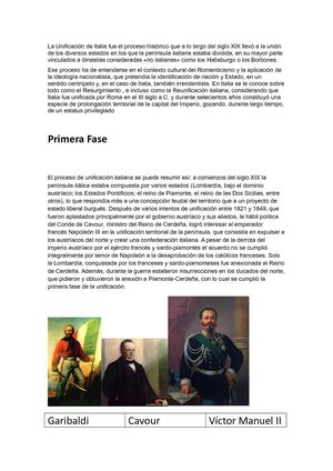 Unificación Italiana