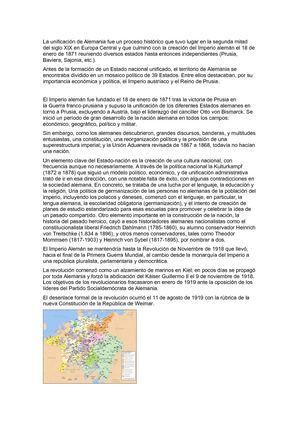 Unificación Alemana