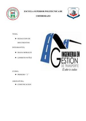 REDACCIÓN DE DOCUMENTOS