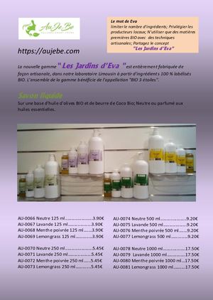 Flyer Les Jardins d'Eva