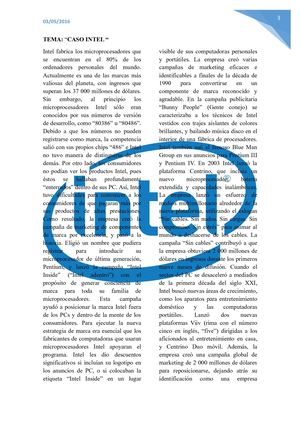 Caso Intel