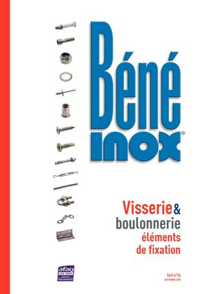 Catalogue Béné Inox - Visserie & boulonnerie - éléments de fixation