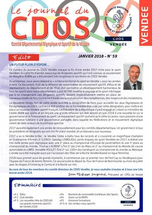 Journal du CDOS - Janvier 2018 - N° 59