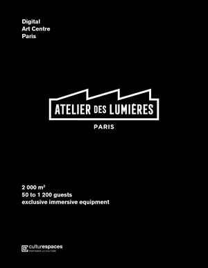 Room hire brochure | Atelier des Lumières