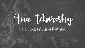 ana teberosky