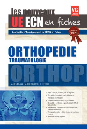 UE ECN EN FICHES ORTHOPÉDIE, TRAUMATOLOGIE 2017