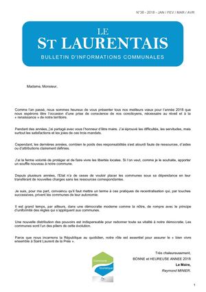 Journal N°38 Jan Fev Mars Avril 2018