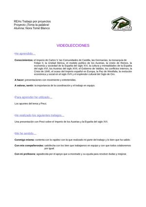 ¿Qué he aprendido?