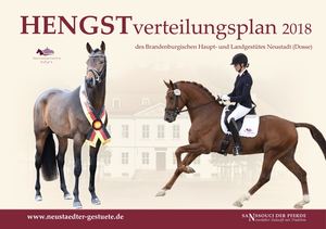 Hengstverteilungsplan 2018 Gestüt Neustadt (Dosse)