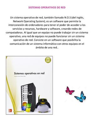 Sistemas Operativos De Red