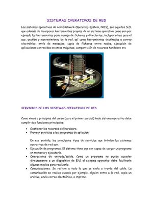 Sistemas Operativos De Red