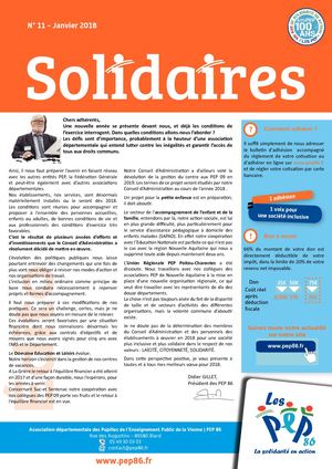 Solidaires Pep 86 Janvier 2018