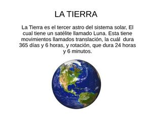 Trabajo sobre los planetas 1