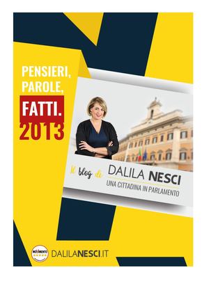 Una cittadina in Parlamento - Anno 2013