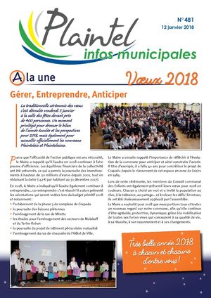 Plaintel Infos 481 Du 12 Janvier 2018