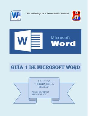Guía 1 Microsoft Word
