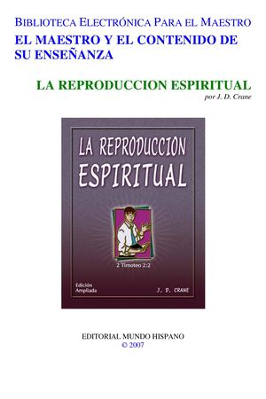 La Reproducción Espiritual