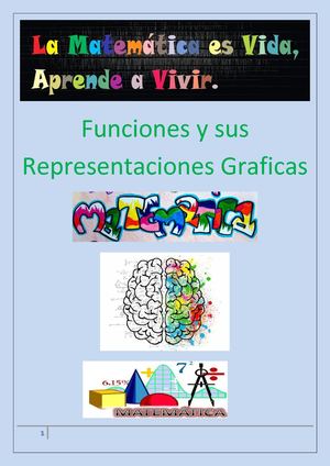 Funciones Y Sus Representaciones Graficas