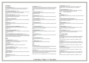 Little Elephant Thai Restaurant Menu
