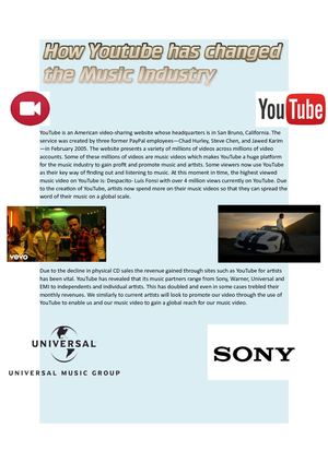 YouTube And The Music Industry