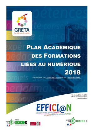 PAF 2018 - Projet académique EFFICI@N - Version 11/01/2018