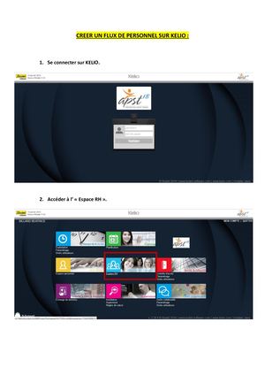 Tuto Creer Un Flux De Personnel Copie