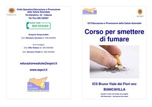 Volantino Corso Per Smettere Di Fumare 2018