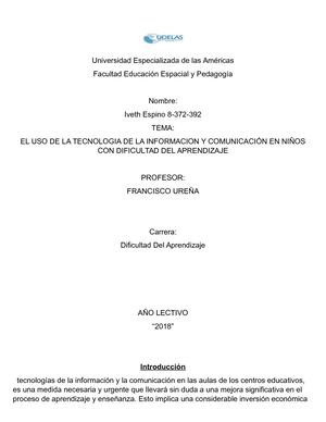 Universidad Especializada De Las Américas Ibeth