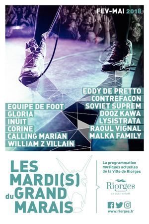 Les Mardi(s) du Grand Marais - Programme Février-mai 2018