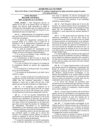 Code Des Douanes Les Textes Reglementaires Volume 2017