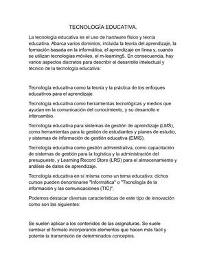 tecnologia educativa
