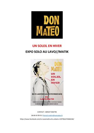 Catalogue Don Matéo Lavo Matik Janvier 18