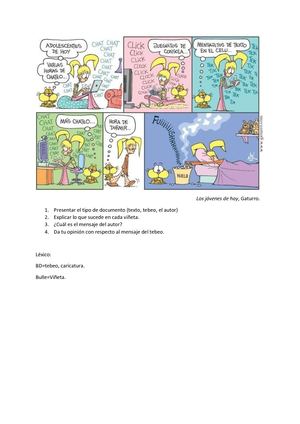 Los Jóvenes De Hoy Por Gaturro