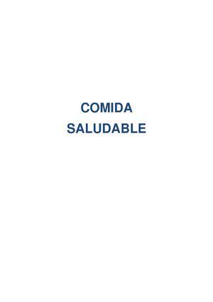 Álbum de comida saludable y no saludable