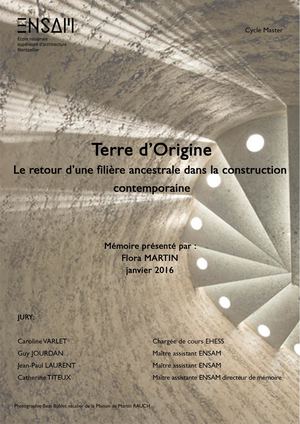 Mémoire Flora MARTIN - Terre d'Origine