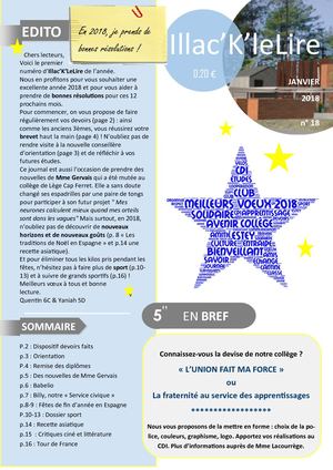 Journal Janvier 2018