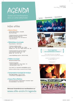 Anzin Mag n°04 - Agenda