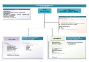 Organigramme des pôles - CH de Douarnenez